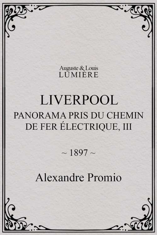 Liverpool, panorama pris du chemin de fer électrique, III