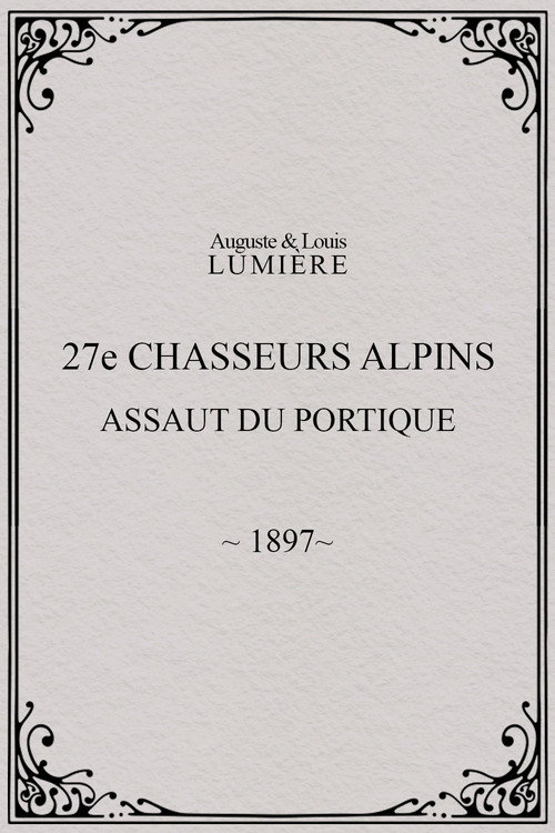 27e chasseurs alpins : assaut du portique