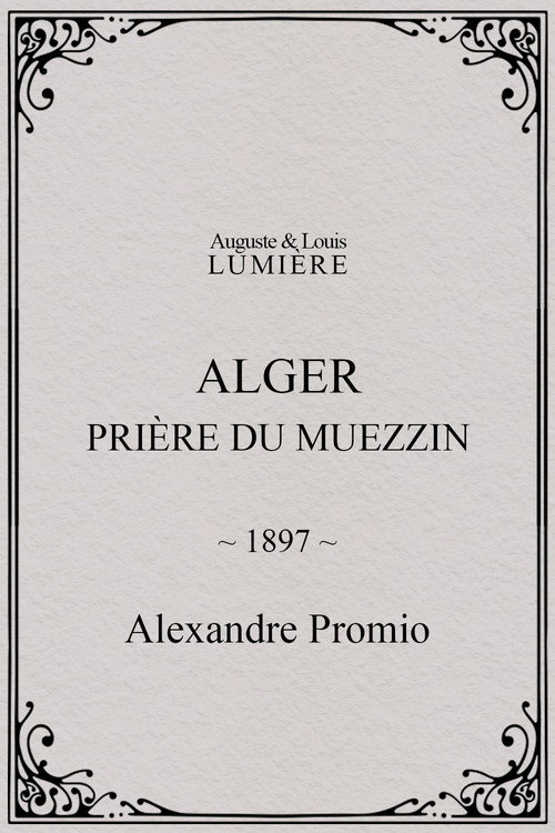 Alger : prière du muezzin