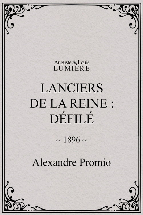 Lanciers de la reine, défilé