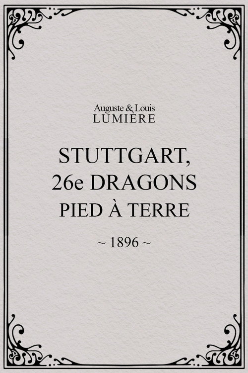 Stuttgart : 26e dragons. Pied à terre