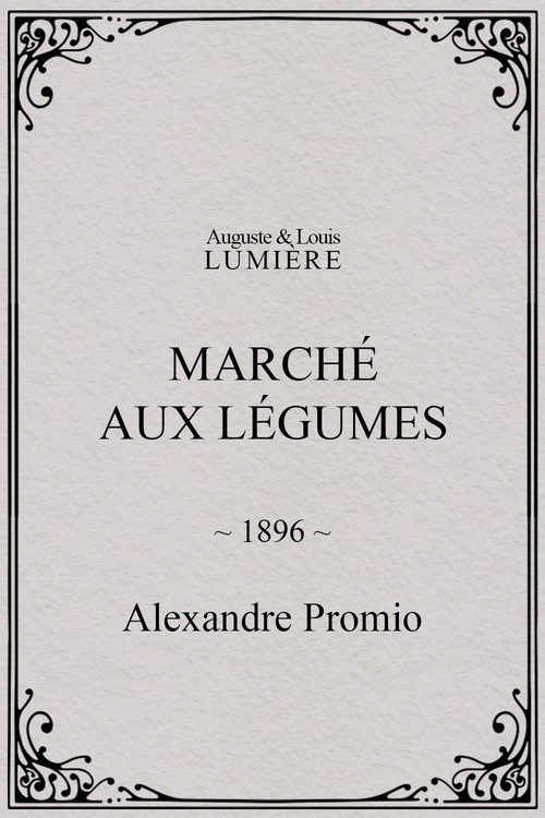 Marché aux légumes