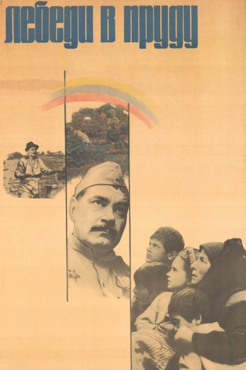 Лебеди в пруду