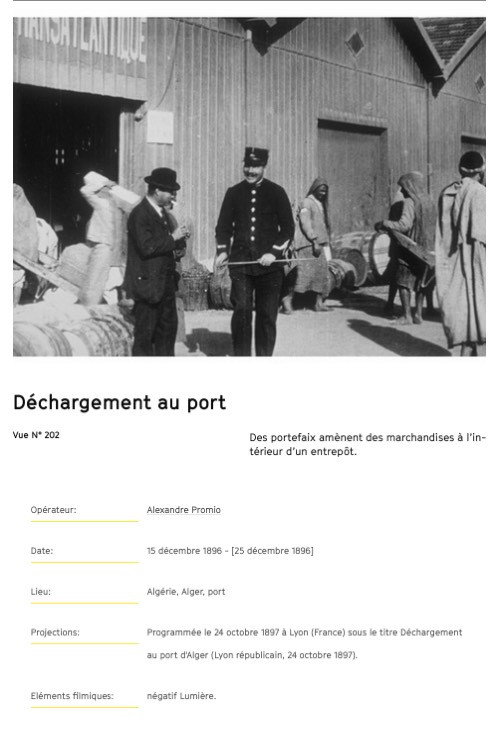 Déchargement au port