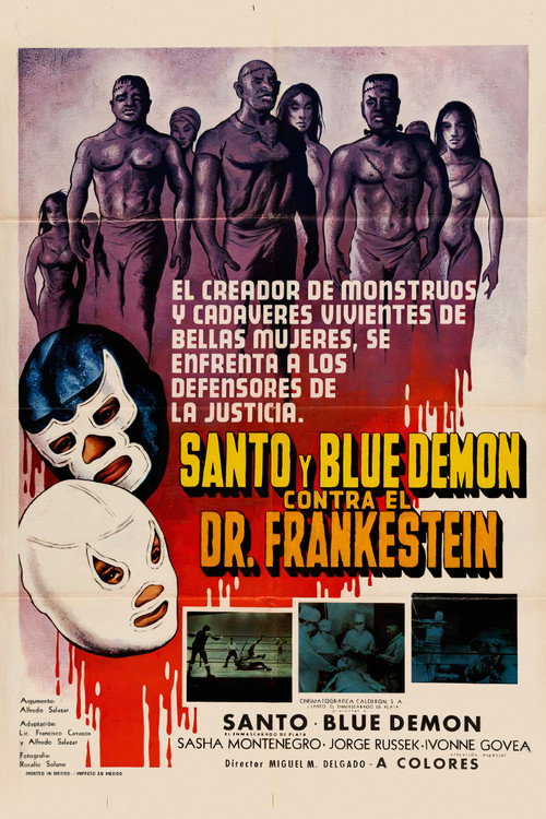 Santo y Blue Demon contra el doctor Frankenstein