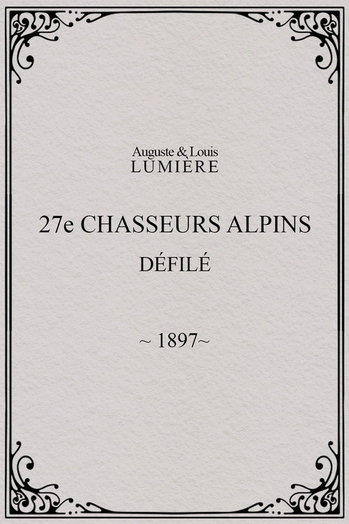 27e chasseurs alpins : défilé