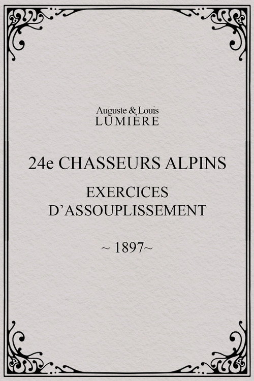 24e chasseurs alpins : exercices d’assouplissement
