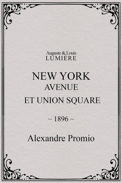 New York, Avenue et Union Square