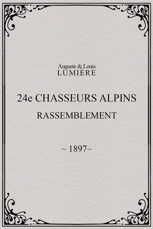 24e chasseurs alpins : rassemblement