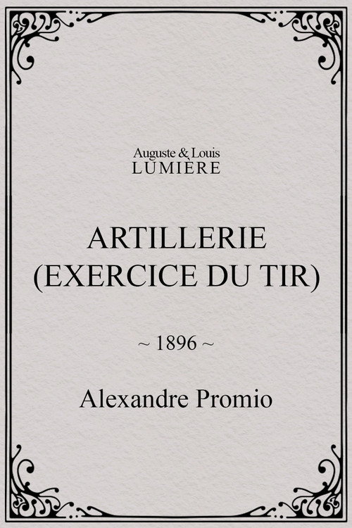 Artillerie (exercice du tir)