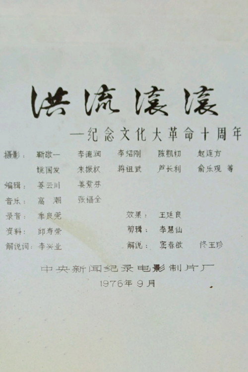 洪流滚滚——纪念文化大革命十周年