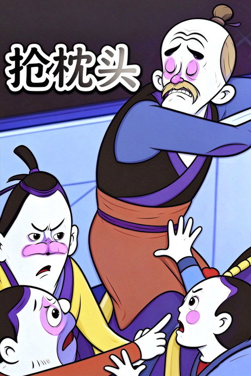 抢枕头