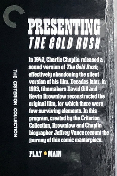 Presenting the Gold Rush