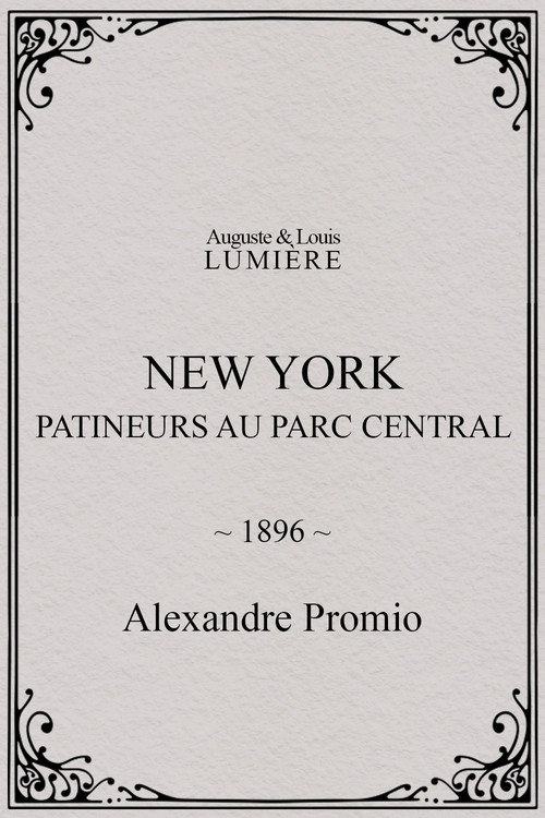 New York, patineurs au Parc central