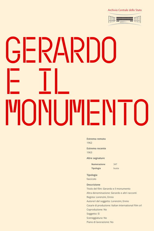 Gerardo E Il Monumento