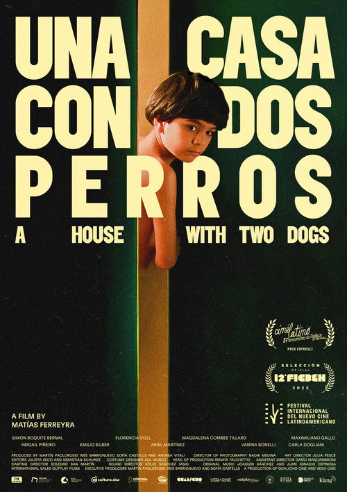 Una casa con dos perros