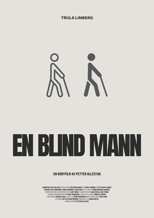 En blind mann