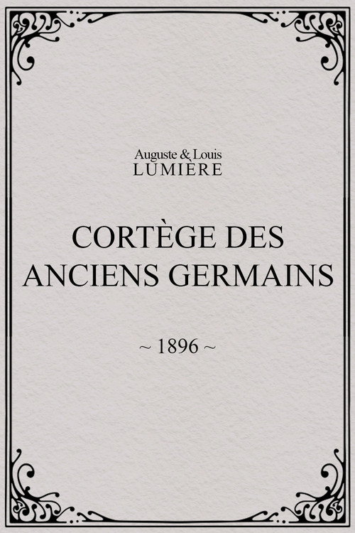 Cortège des anciens Germains