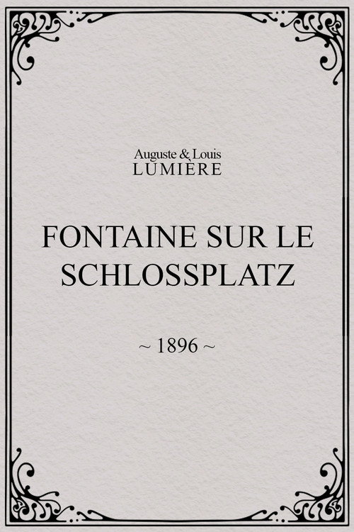 Fontaine sur le Schlossplatz