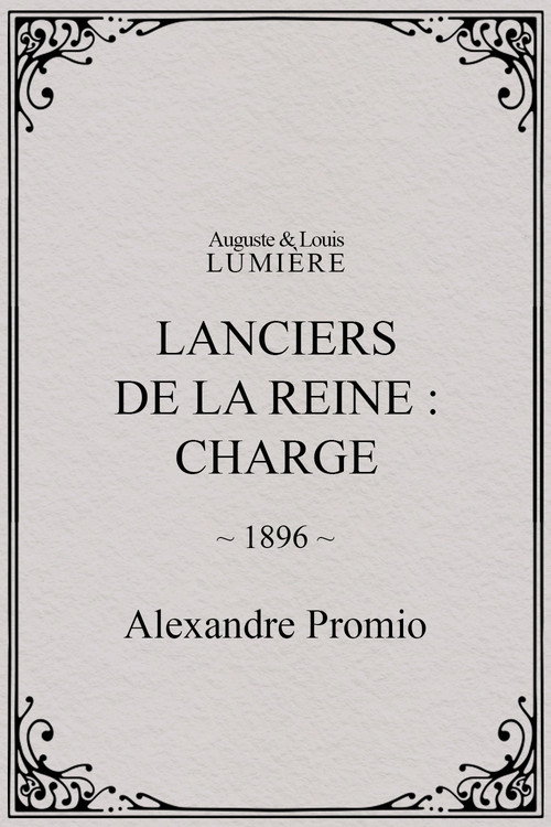 Lanciers de la reine, charge